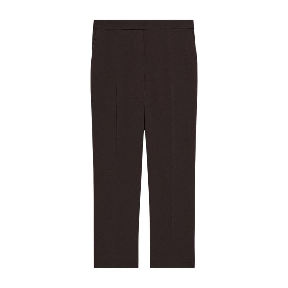 Theory Tailored Brown Kick Trousers Size 00